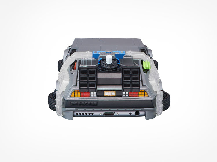 Back To The Future DeLorean Car iPhone Case