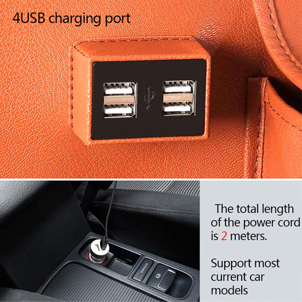 Backseat Car Organizer Holds Tablets, Drinks, Tissues, and More