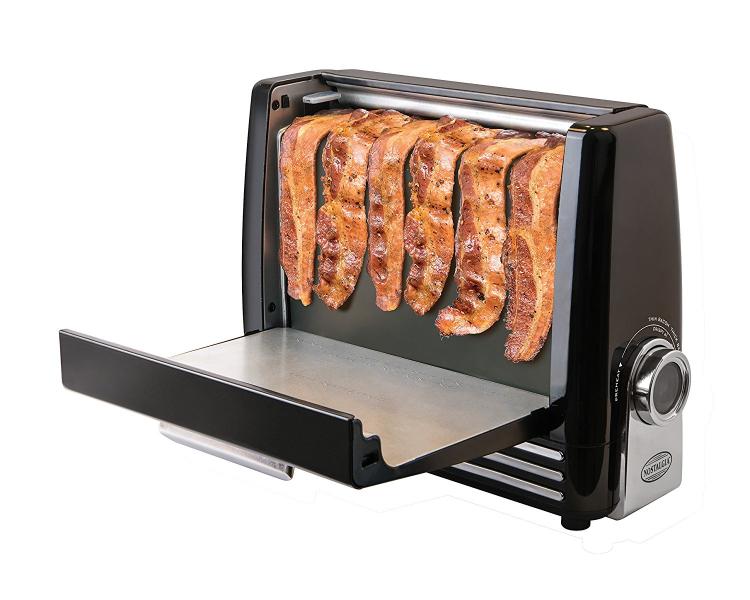 Nostalgia Bacon Express - Instant Bacon Making Grill - Quick Bacon Maker