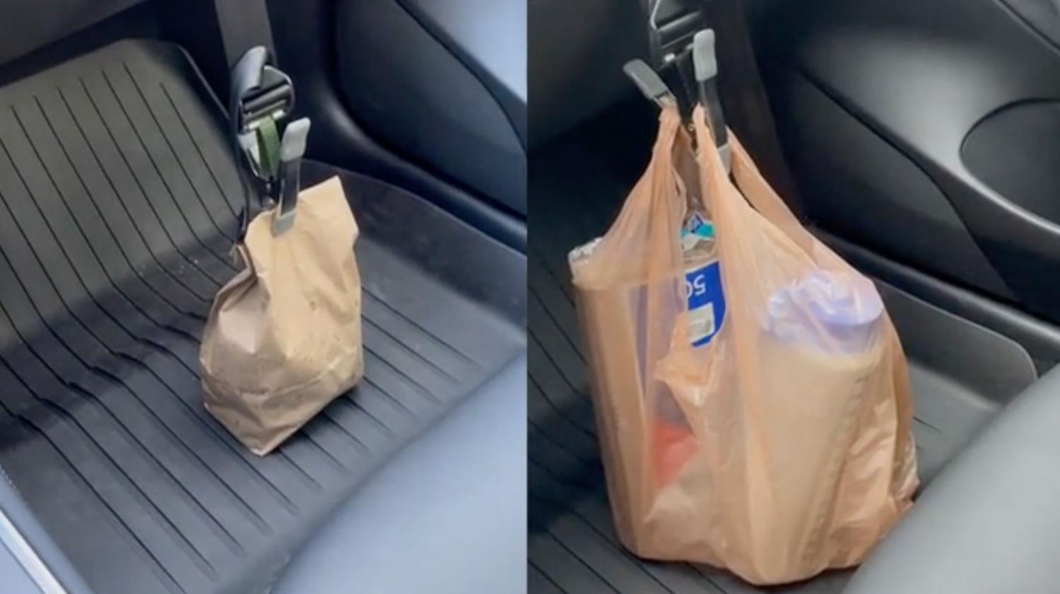 Bago To-Go Back Glovebox Clip Prevents Food Bag From Tipping Over