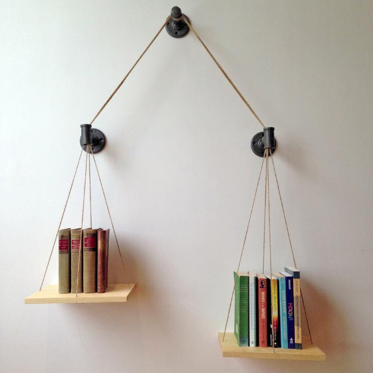 Balancing Bookshelf
