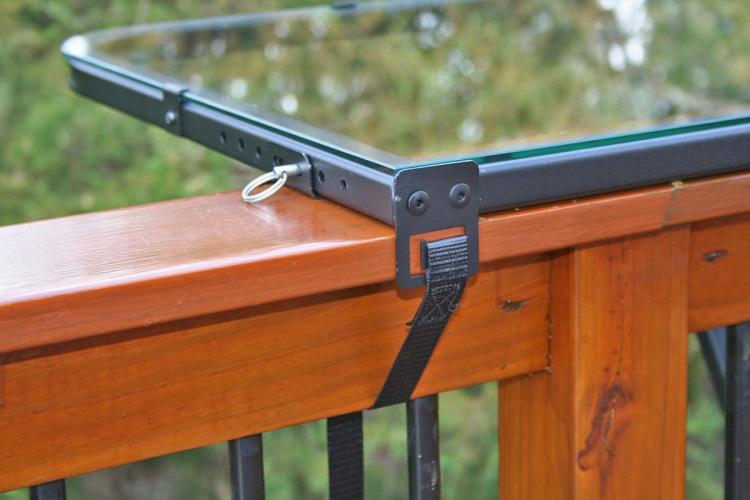 DeckMate Balcony Railing Tray Table