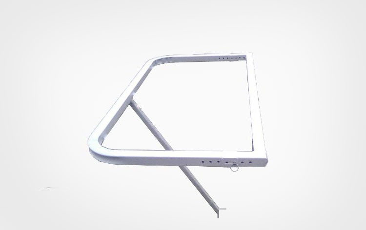 DeckMate Balcony Railing Tray Table - White