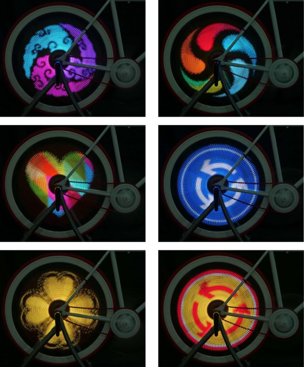 Balight Makes LED Moving Images on Bike Wheels