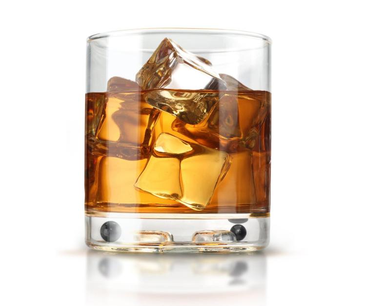 Rolling Ball Maze Drinking Glass - CLINK! Ball Maze Old Fashioned Glass