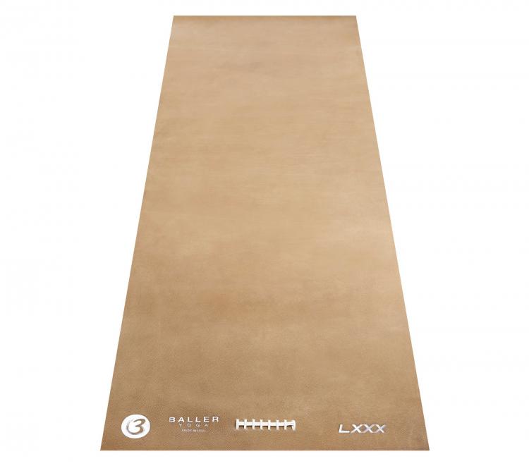 Baller Yoga - Yoga Mat Made From Football Leather - Pigskin Yoga Mat