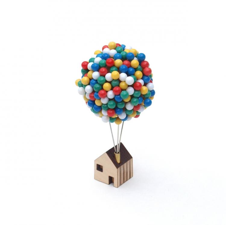 Balloon House Pin Holder - Pixar Up House Pin Cushion