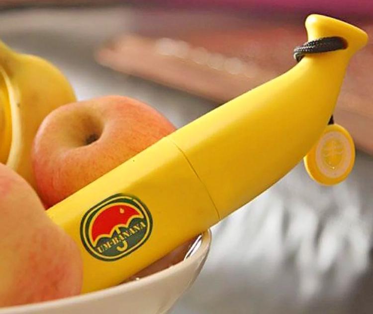 Banana Shaped Umbrella - Um-Banana Fruit Umbrella