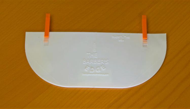 Barber's Edge Hairline Trimmer - DIY Neckline trimmer - Lets you trim your own neck