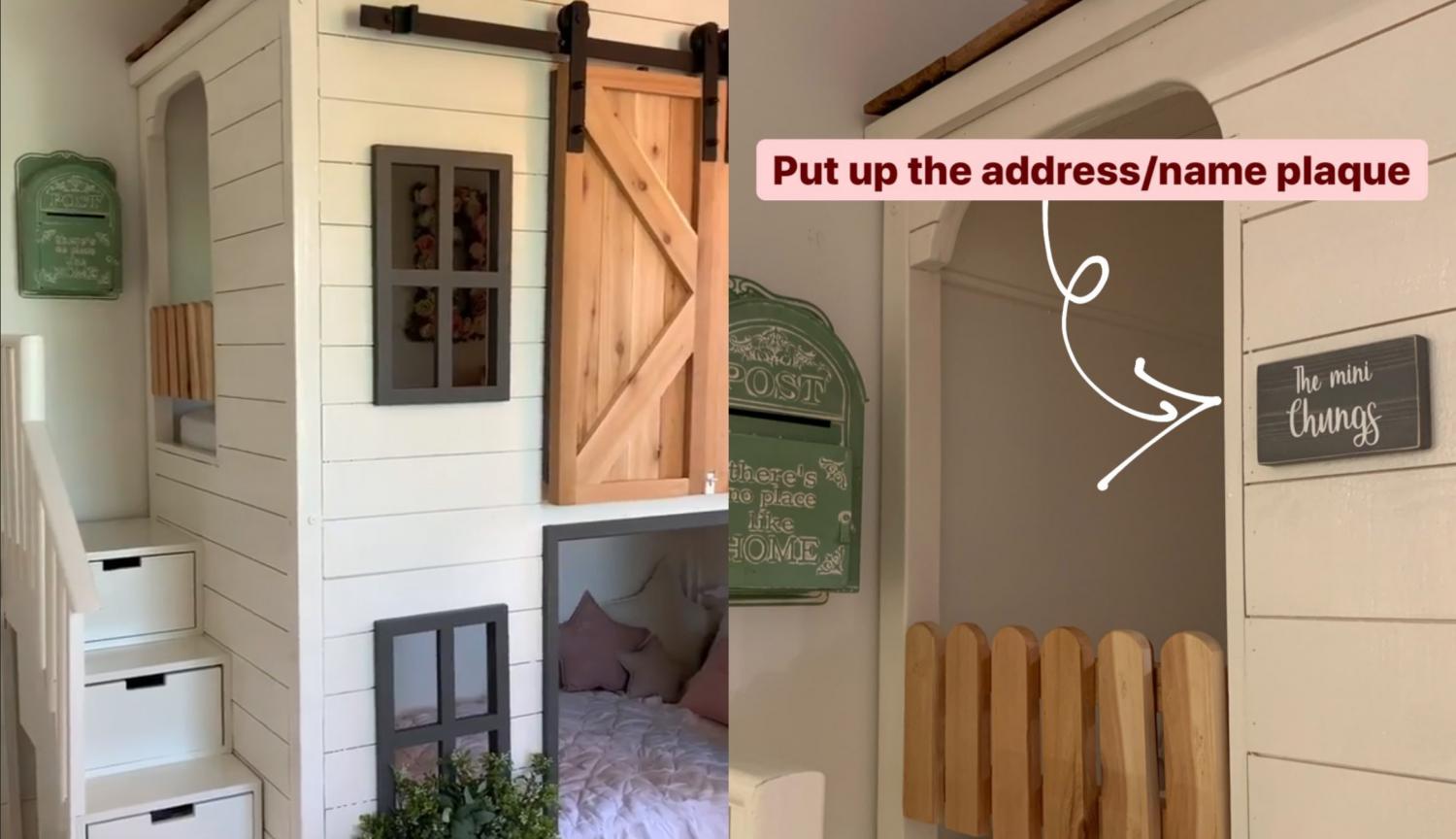 DIY Farmhouse Bunk Bed - Creative Barn Bunk Bed By Aenny Chung