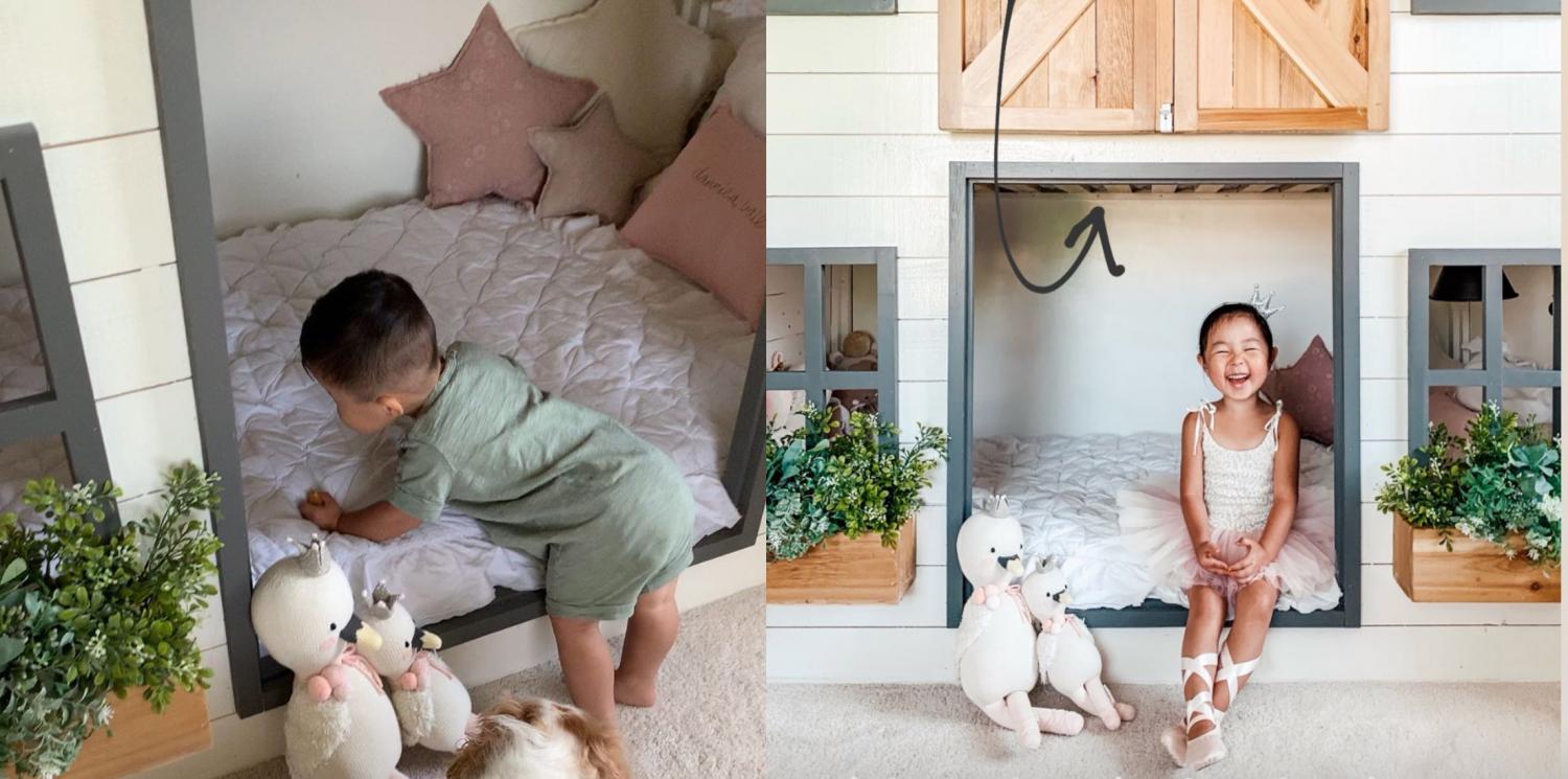 DIY Farmhouse Bunk Bed - Creative Barn Bunk Bed By Aenny Chung