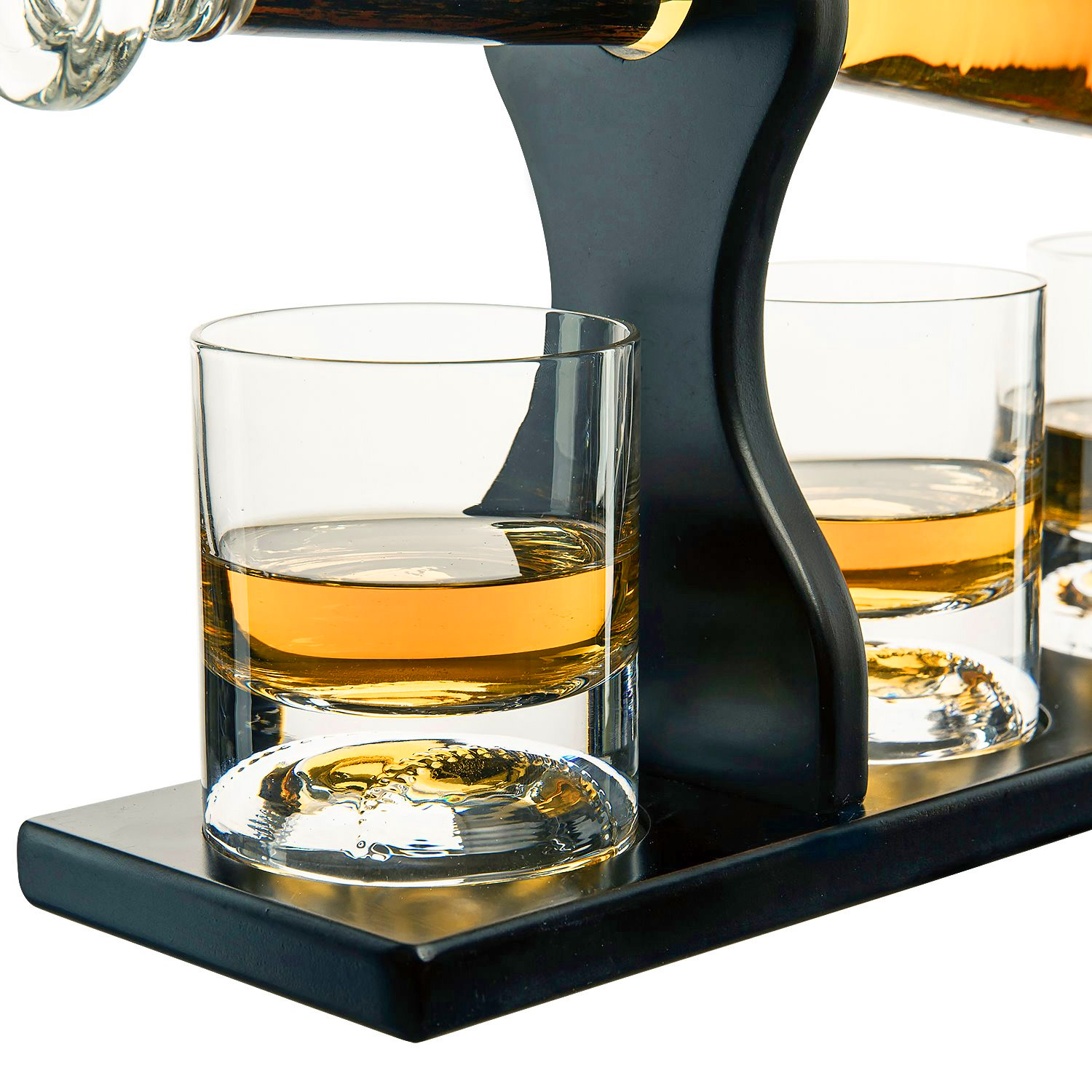Baseball Bat Whiskey Decanter - Elegant sports bat glass spirit wine decanter