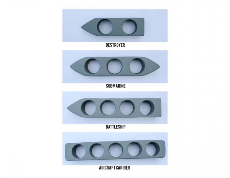 Beer Pong Battleship - Floating Battleship beer pong for the pool or lake