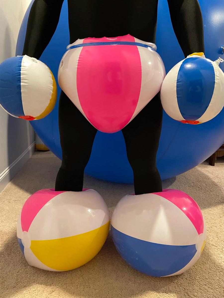 Inflatable Beach Ball Swimsuit