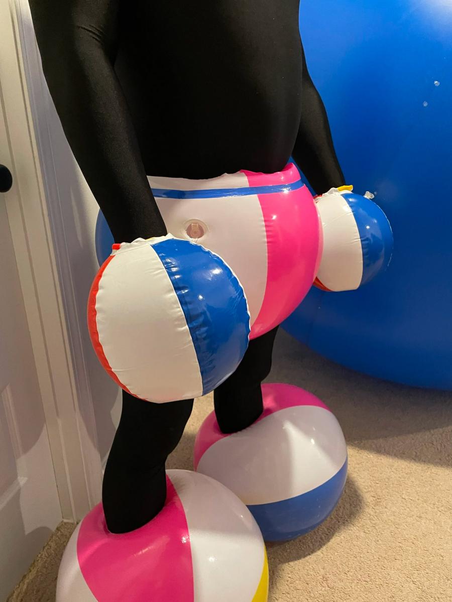 Inflatable Beach Ball Swimsuit