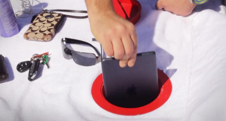 Beach Vault Conceals Your Valuables At The Beach