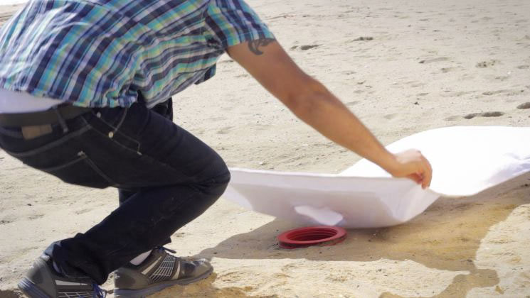 Beach Vault Conceals Your Valuables At The Beach