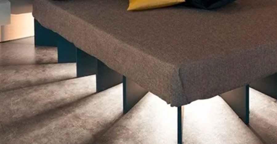 Glowing Beam Bed By Lago - Alien Abduction Bed With Light