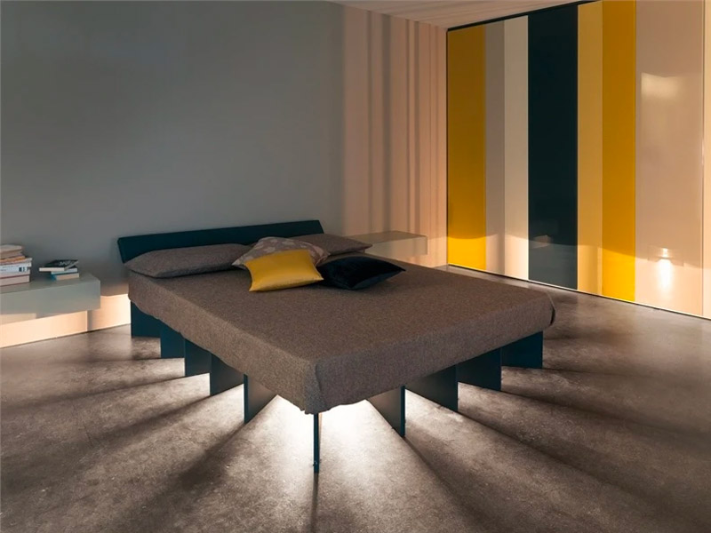 Glowing Beam Bed By Lago - Alien Abduction Bed With Light
