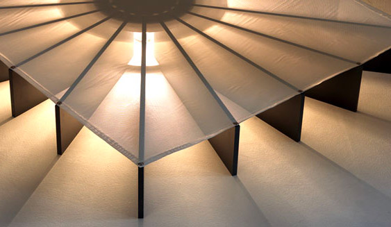 Glowing Beam Bed By Lago - Alien Abduction Bed With Light