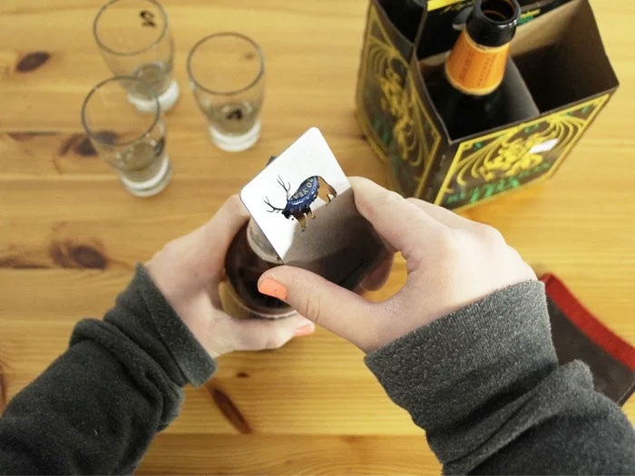 Bear With Antlers = Beer - Bottle Opener