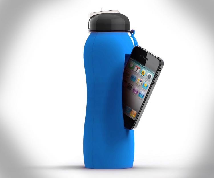Beat Bottle - Water Bottle That Holds Your iPhone