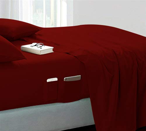 Bed Sheets With Pockets On The Side - Fitted sheets with storage pockets on both sides of bed