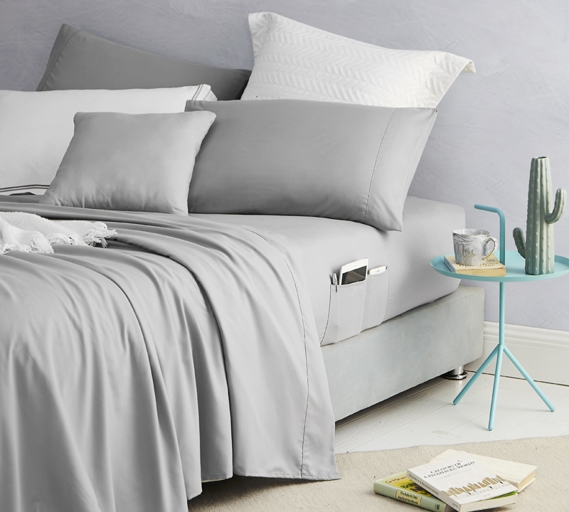 Bed Sheets With Pockets On The Side - Fitted sheets with storage pockets on both sides of bed