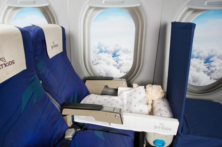 BedBox Rideable Child Luggage - Kids Carry-on acts as plane seat bed