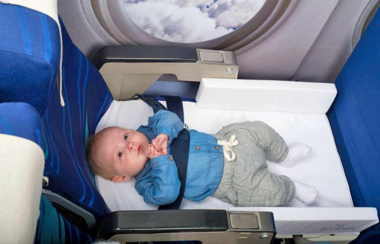 BedBox Rideable Child Luggage - Kids Carry-on acts as plane seat bed