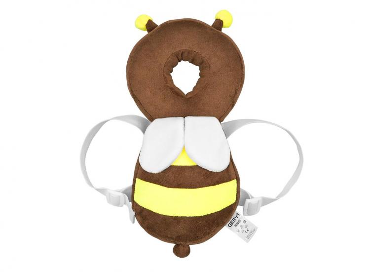 Bee Shaped Baby Head Protector backpack - animal shaped flat head shaper pillow