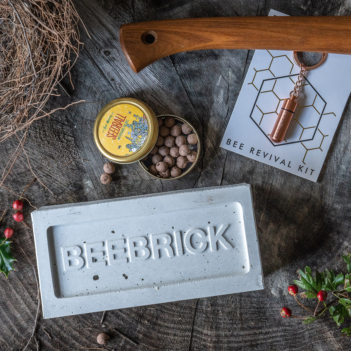 Bee bricks home for bees to live safely