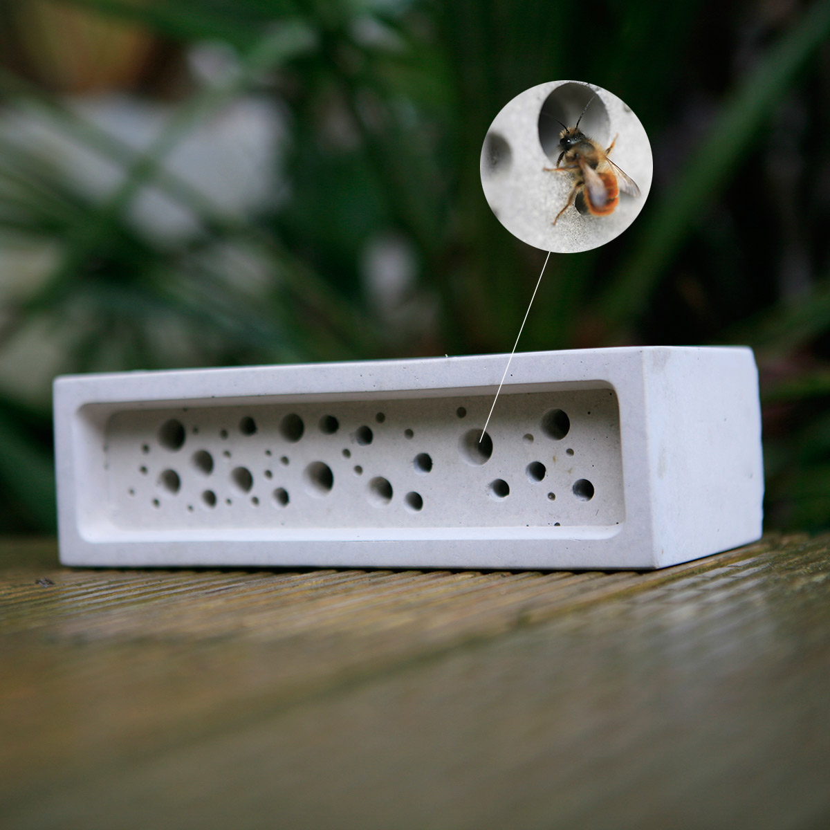 Bee bricks home for bees to live safely