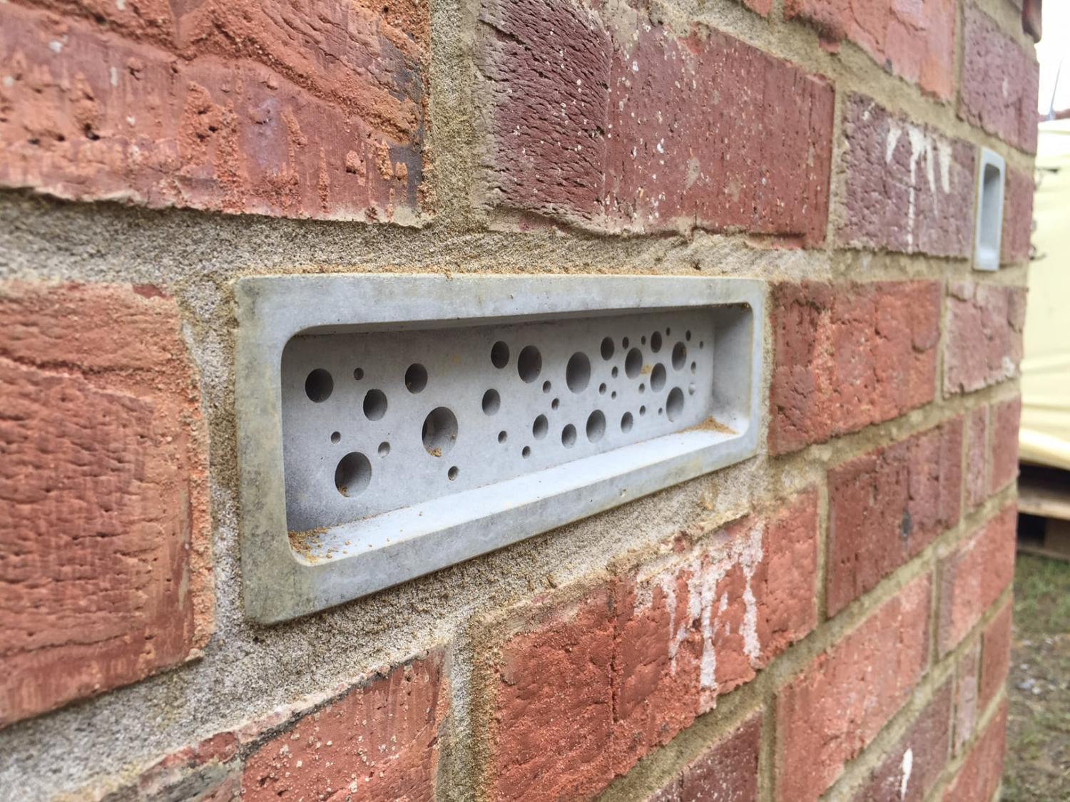 Bee bricks home for bees to live safely