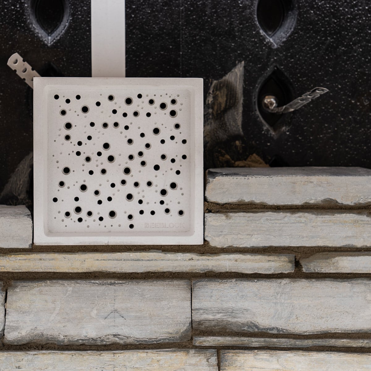Bee bricks home for bees to live safely