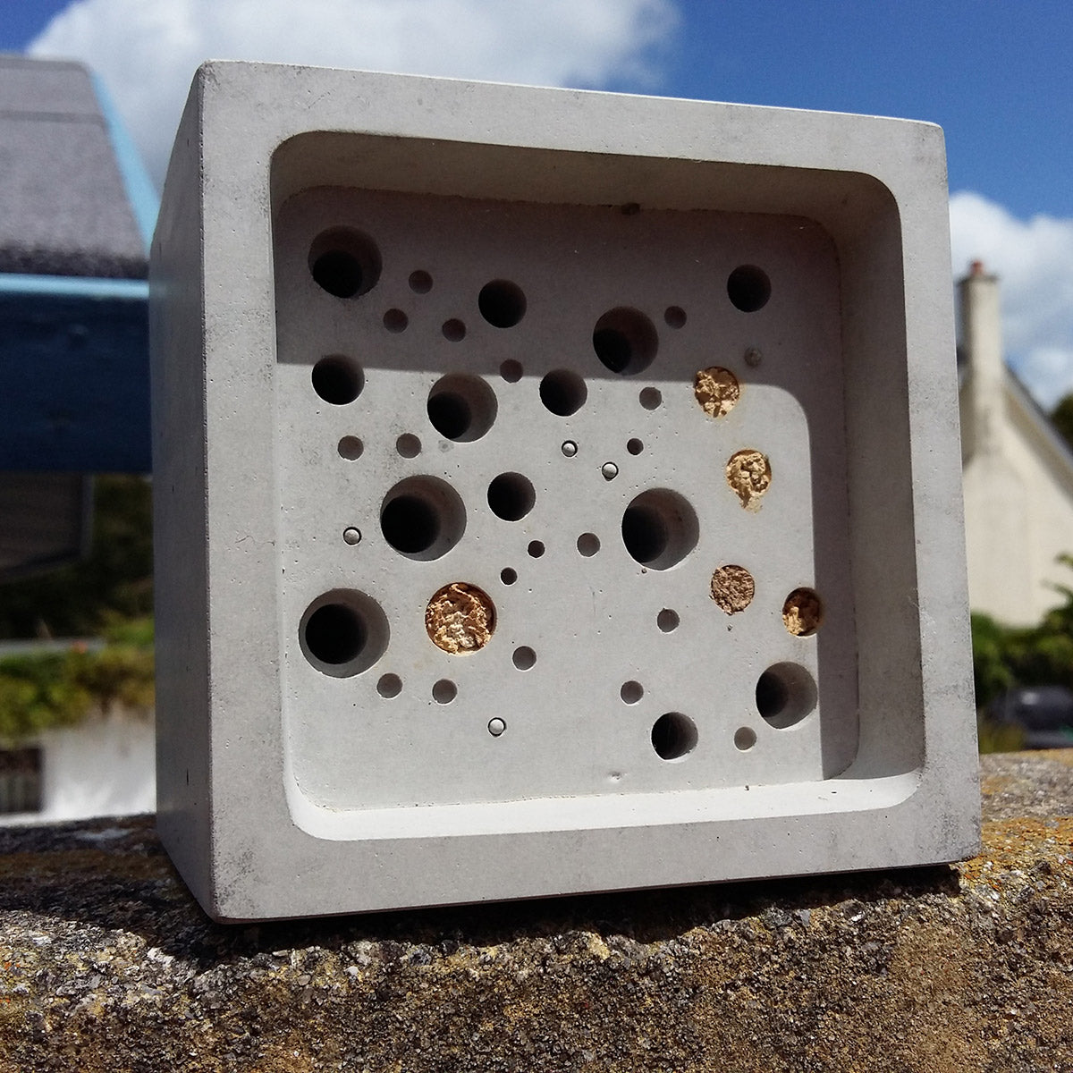 Bee bricks home for bees to live safely