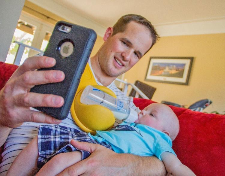 Beebo - Hands Free Baby Bottle Holder