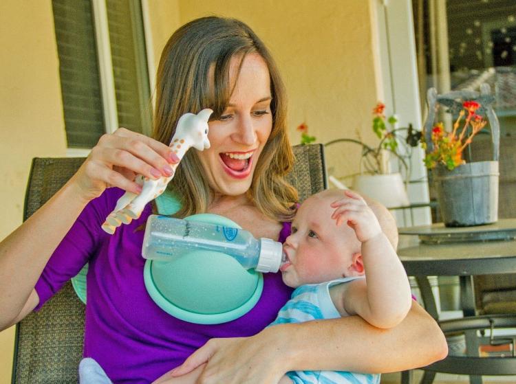 Beebo - Hands Free Baby Bottle Holder