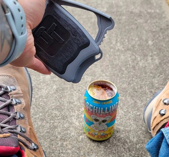 The Draft Top 3.0 beer can top removal tool