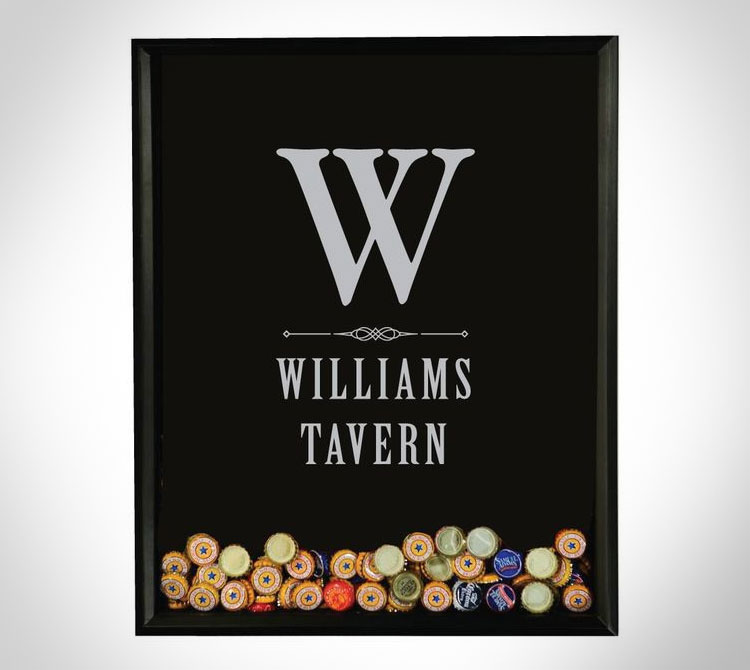 Beer Cap Collector Shadow Box