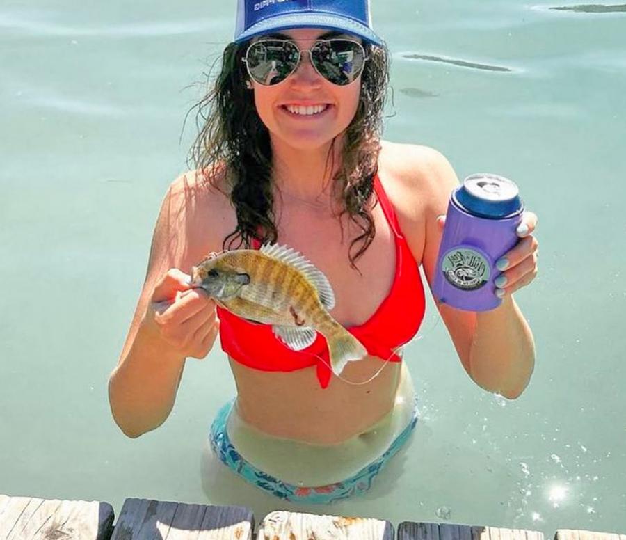 Chill N Reel Beer Koozie Fishing Reel