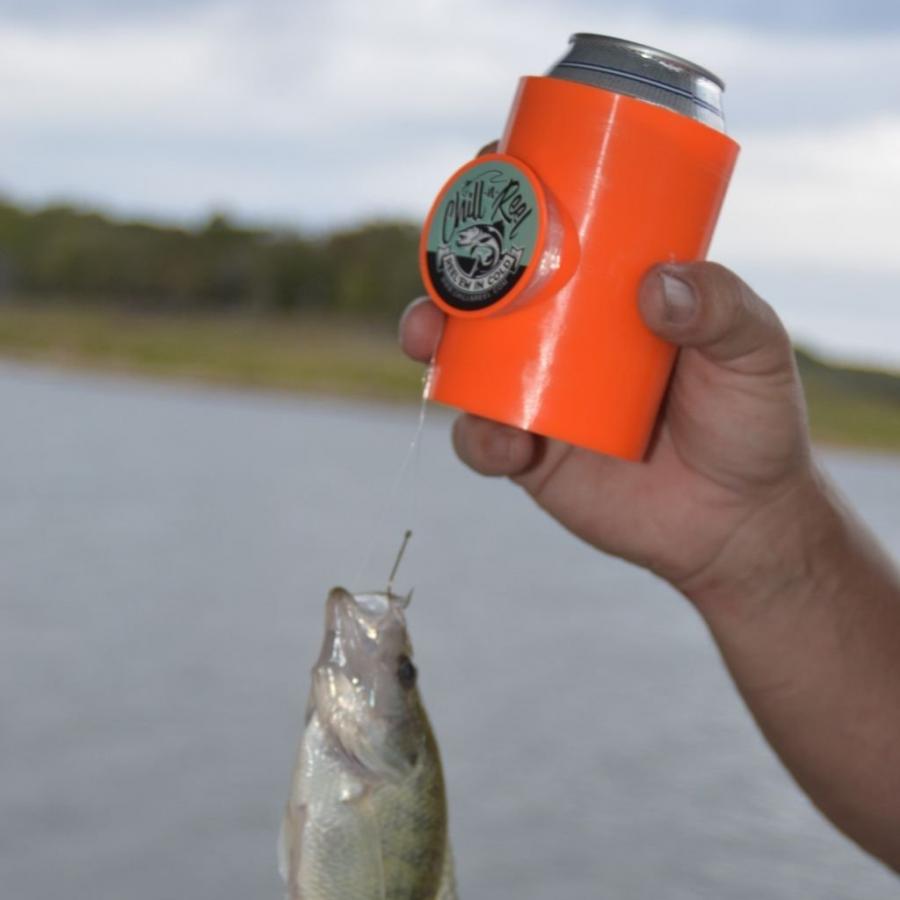 Chill N Reel Beer Koozie Fishing Reel