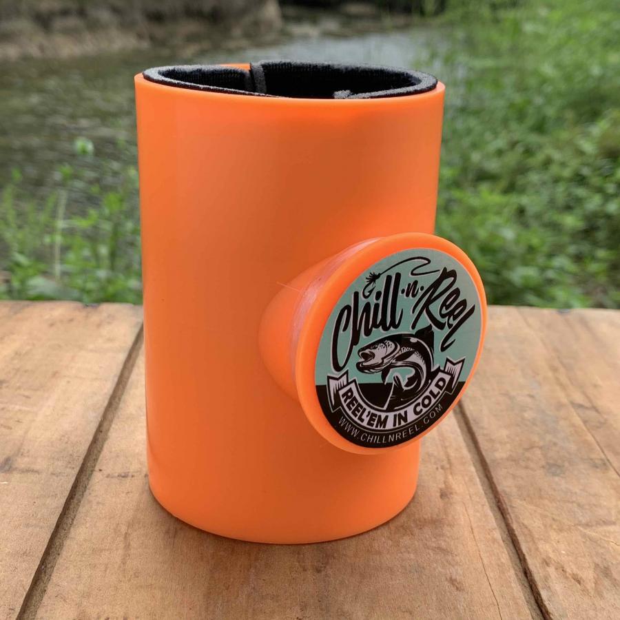 Chill N Reel Beer Koozie Fishing Reel