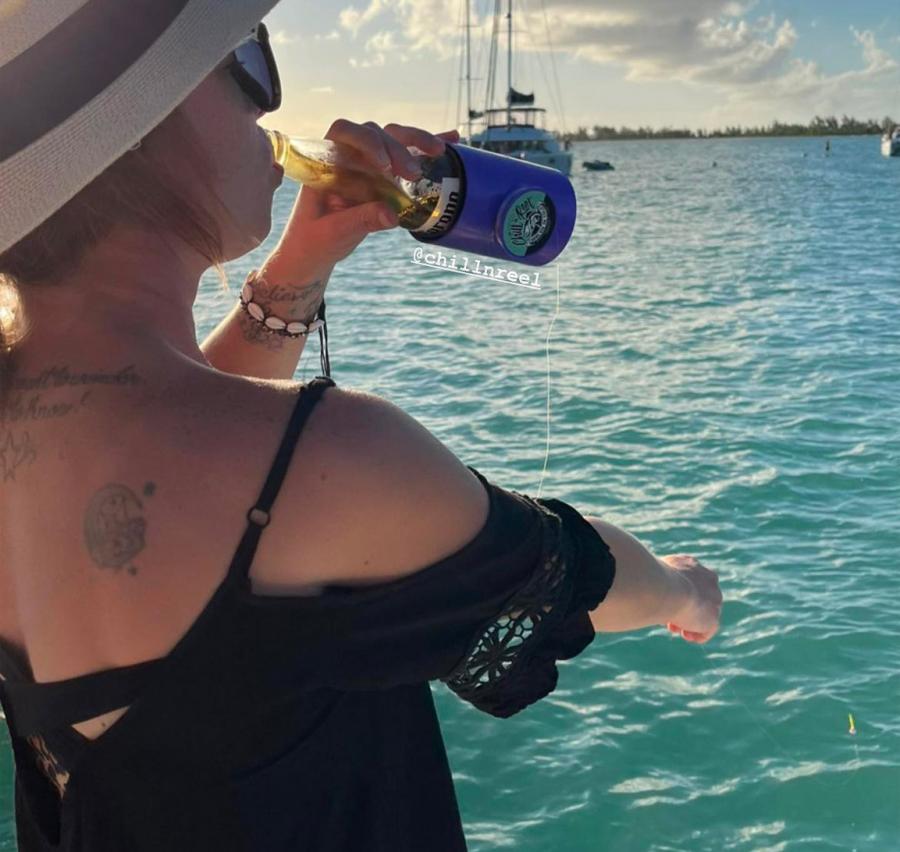 Chill N Reel Beer Koozie Fishing Reel