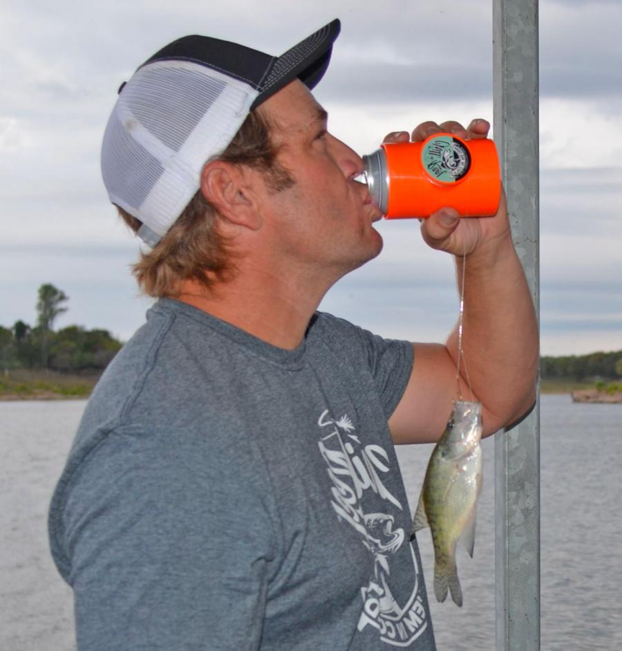 Chill N Reel Beer Koozie Fishing Reel