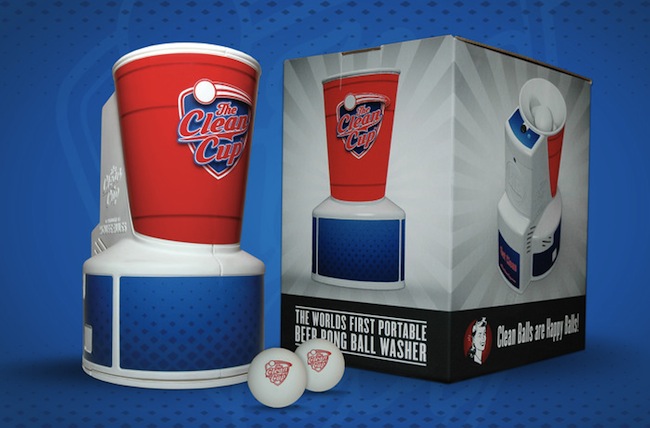 Beer Pong Ball Cleaner