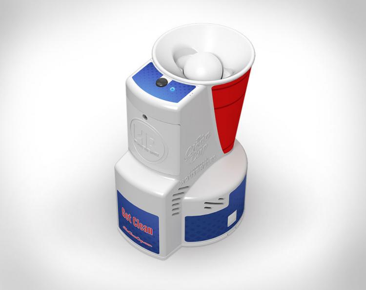 Beer Pong Ball Cleaner