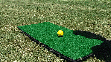 Beer Pong Golf - Chip Golf Balls Onto Cornhole Board