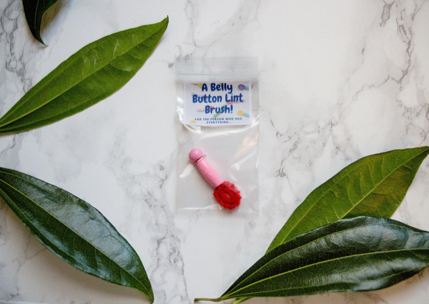 Belly Button Lint Brush Gag Gift