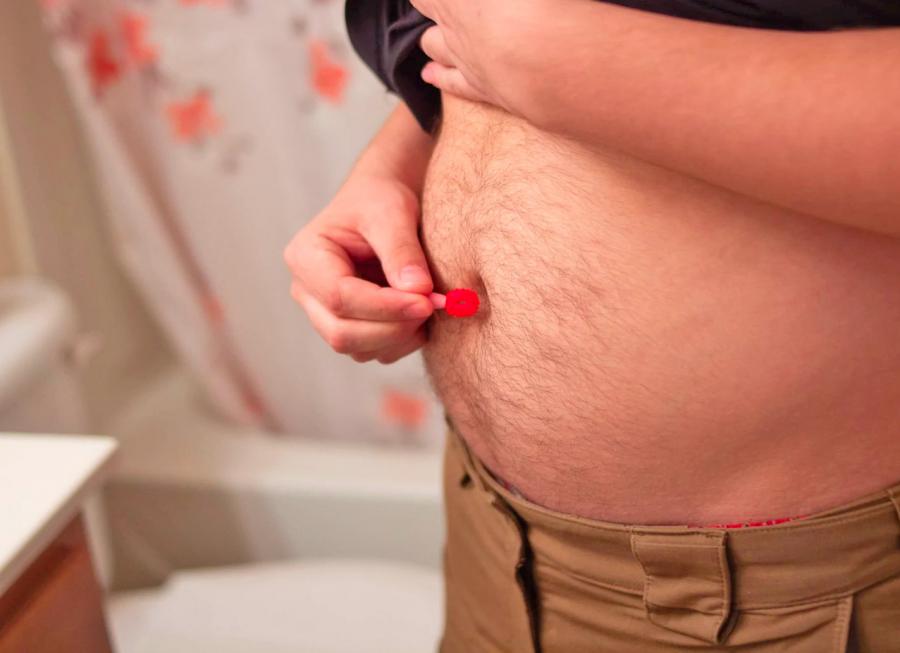 Belly Button Lint Brush Gag Gift